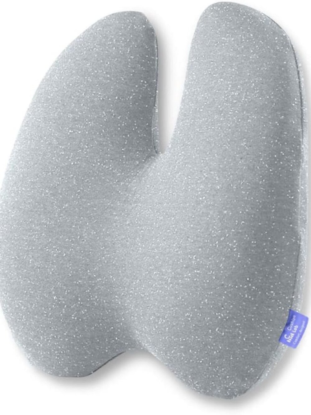 C CUSHION LAB Extra Dense Lumbar Pillow, Multi-Region Lumbar Back Support, Gray